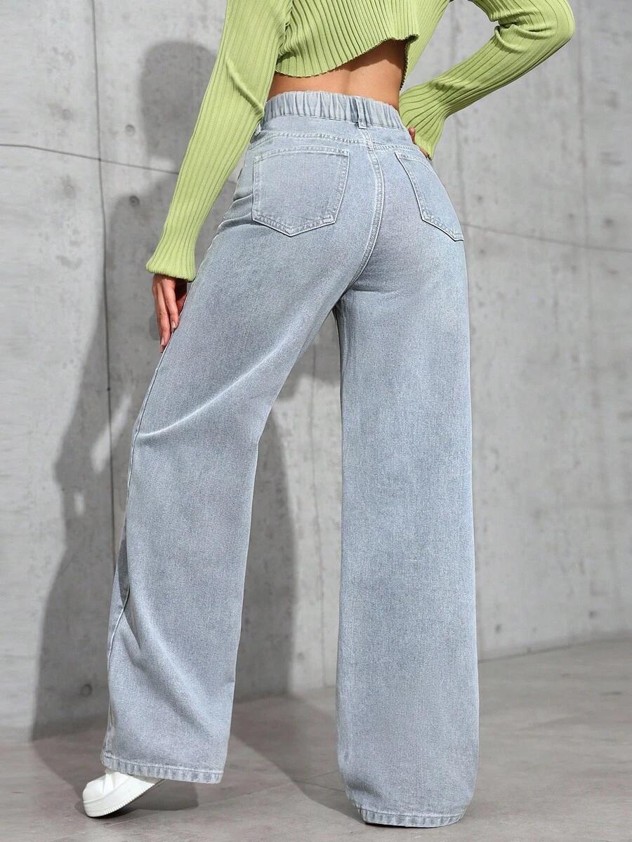 NIEBIESKIE SPODNIE JEANS