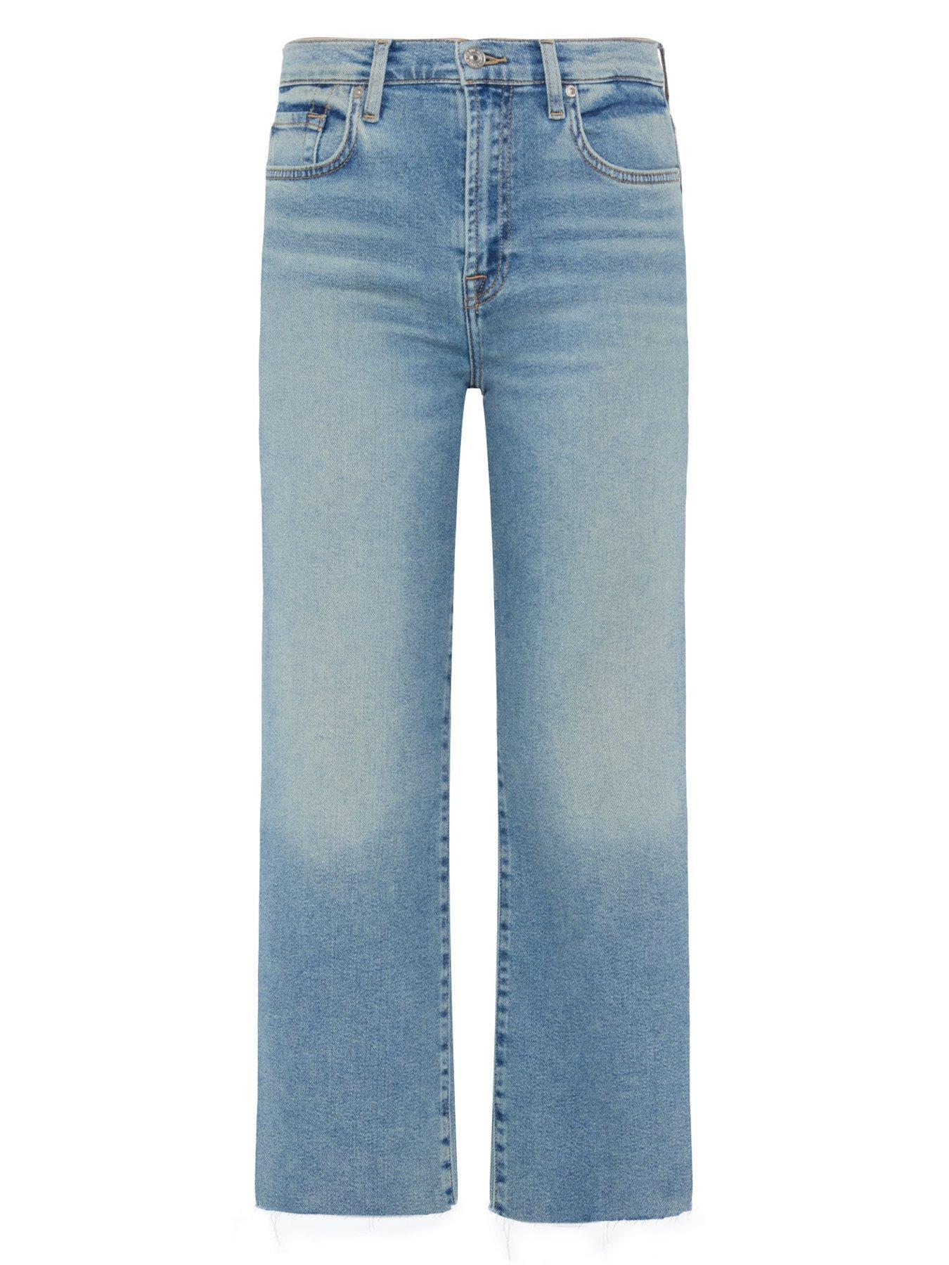 7 FOR ALL MANKIND JEANSY Z SUROWYM WYKOŃCZENIEM JSWJ1200AU
