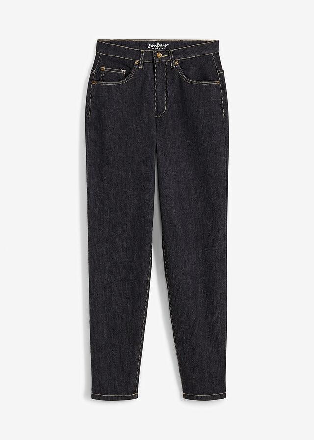 GRANATOWE SPODNIE JEANS