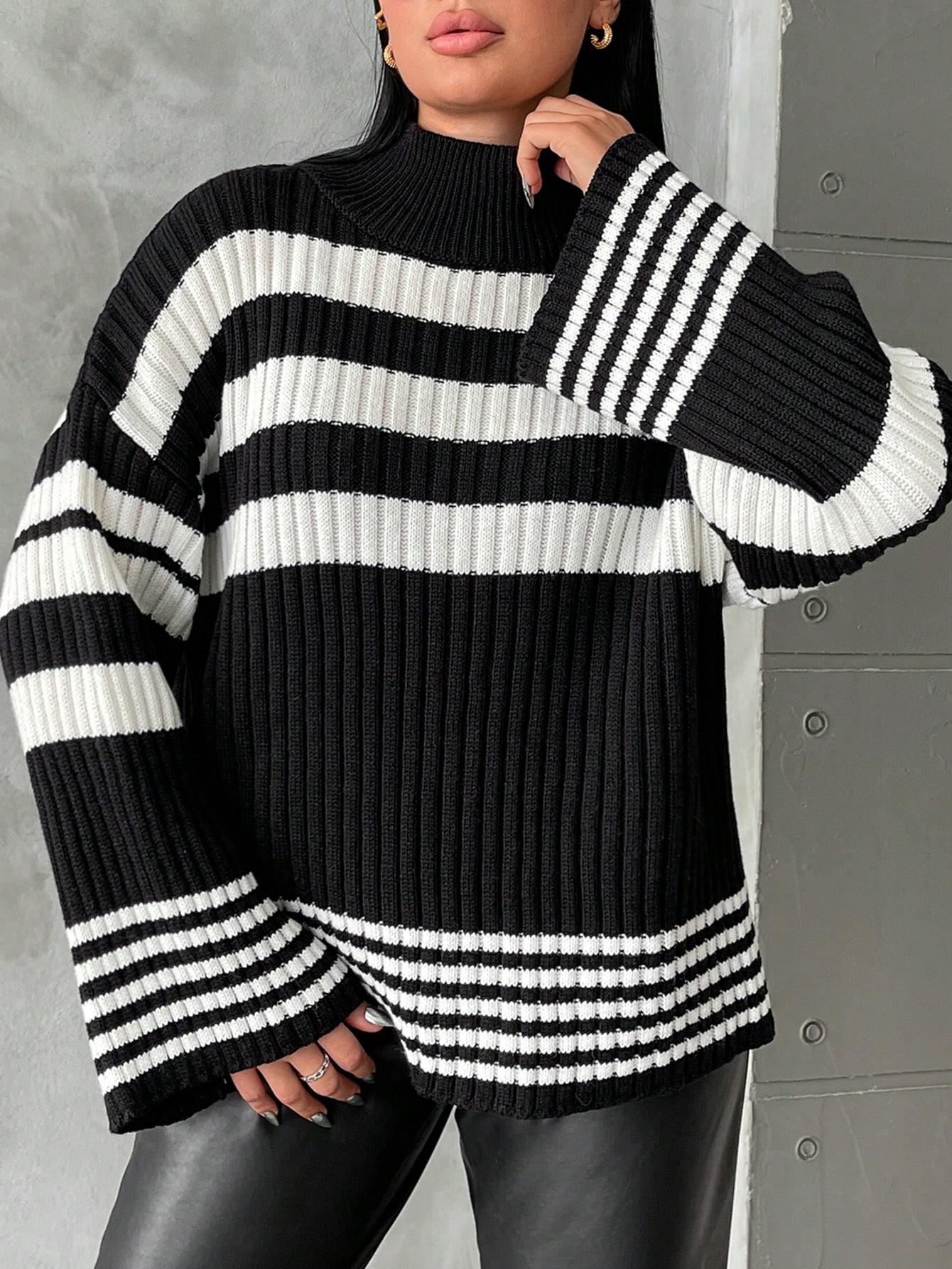SWETER KONTRAST STÓJKA