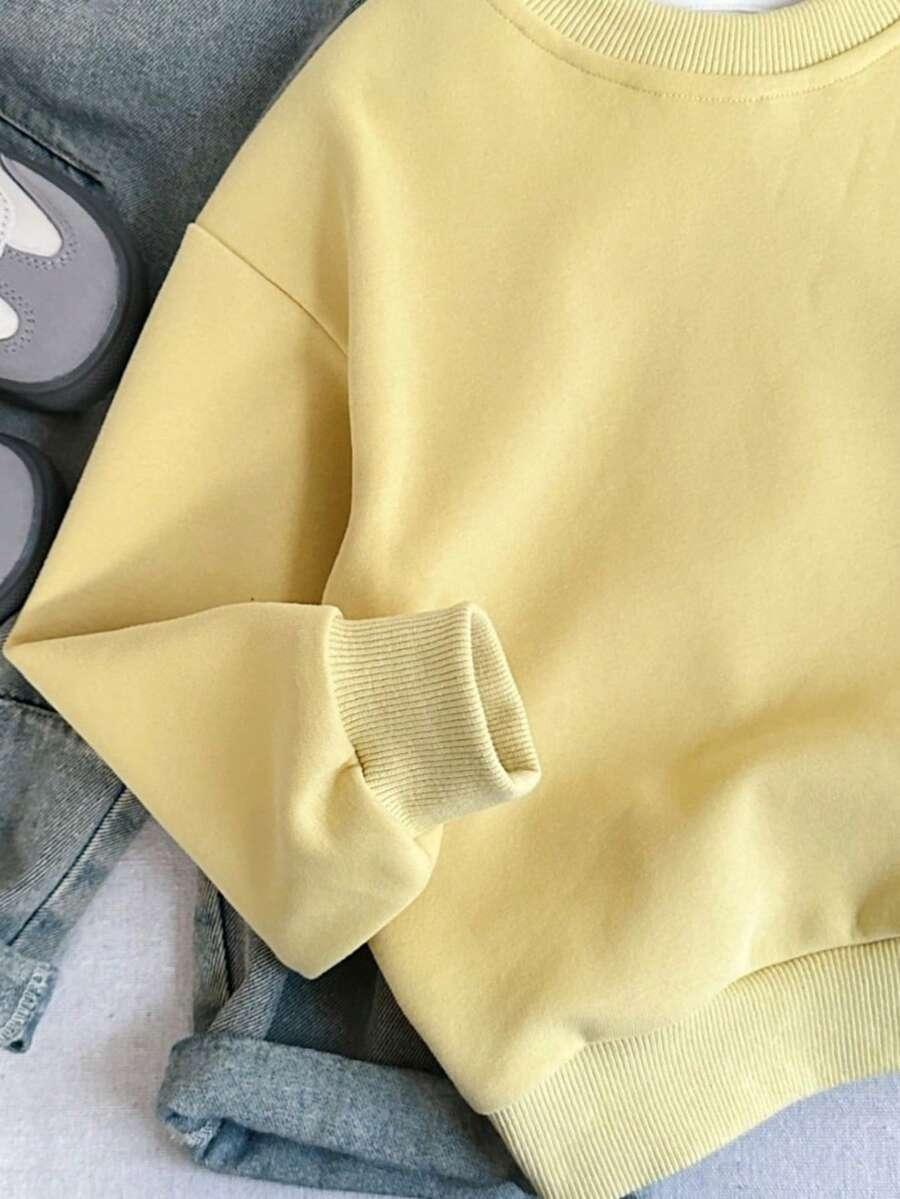 żółta bluza nadruk 