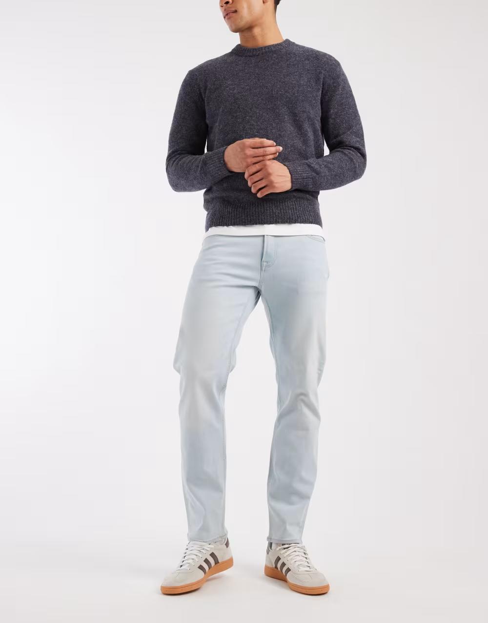 NIEBIESKIE SPODNIE JEANS KIESZENIE