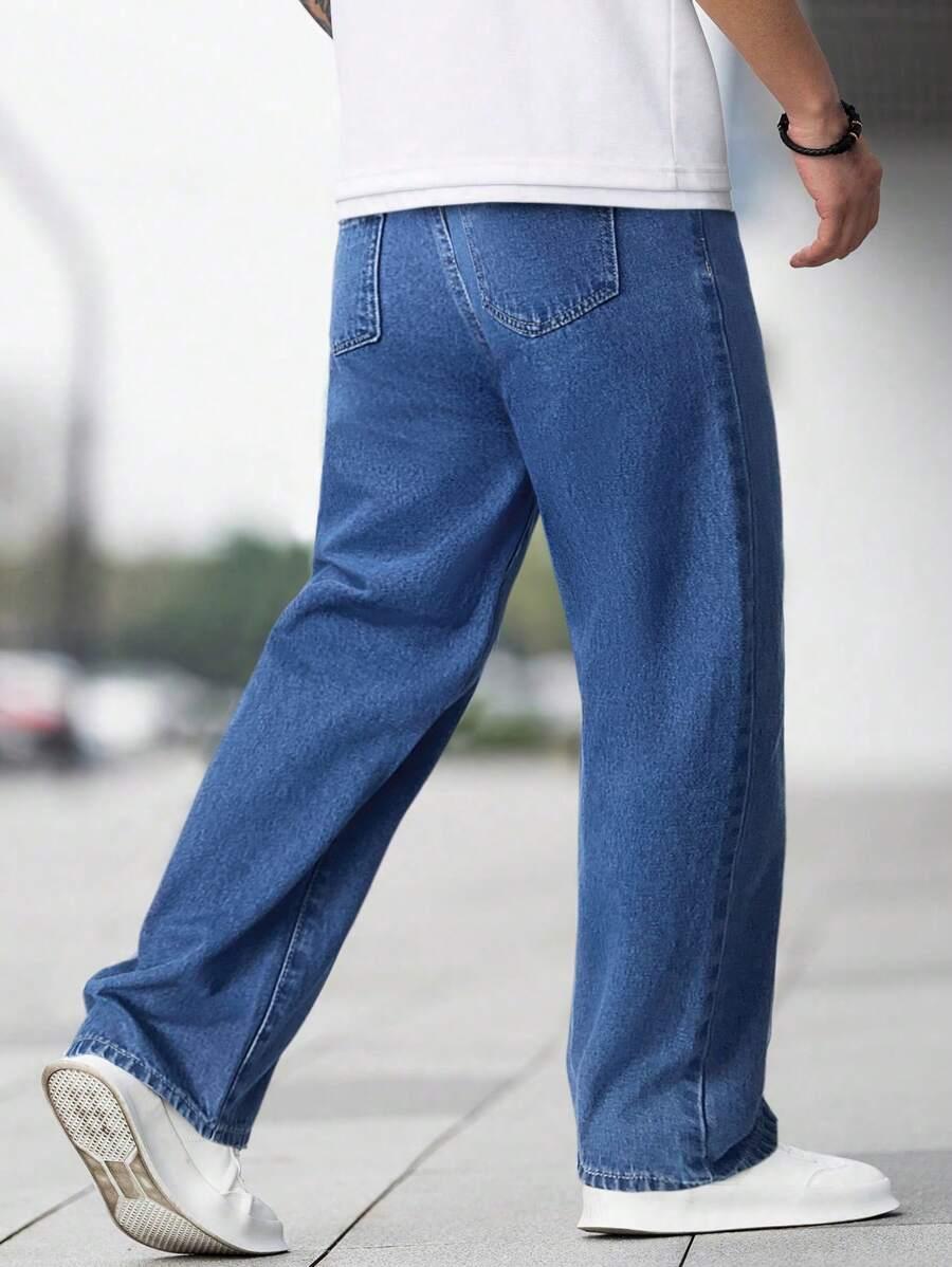 proste spodnie jeans