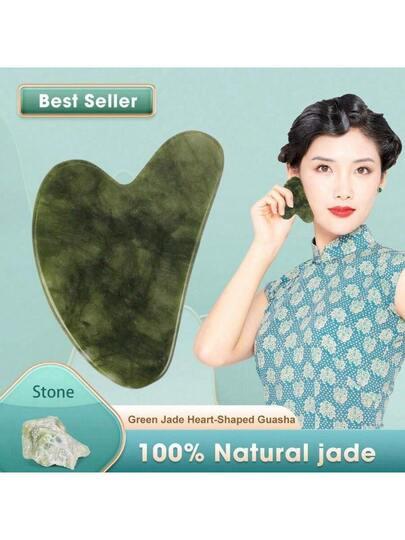 zielony kamień Gua Sha do masażu 