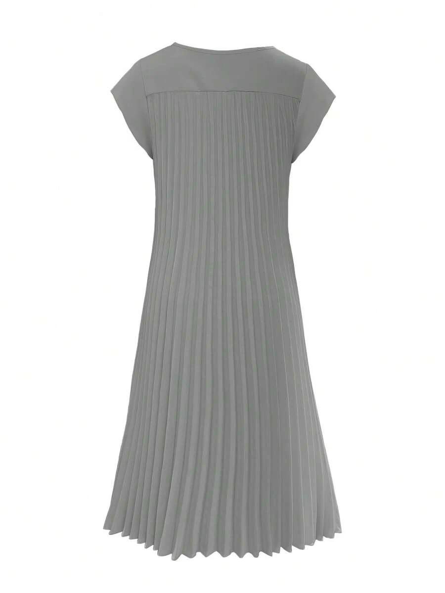plisowana maxi sukienka