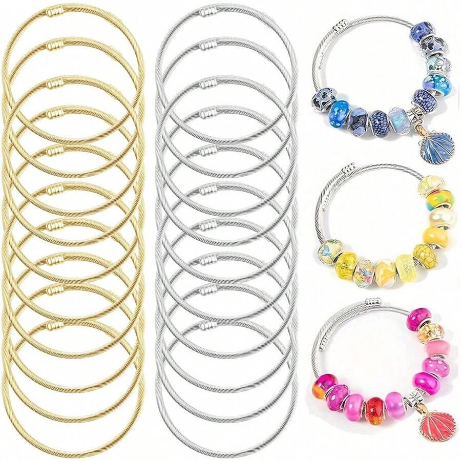 srebrna bransoletka 3-pack