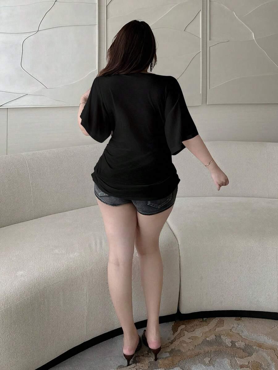 CZARNA BLUZKA CASUAL