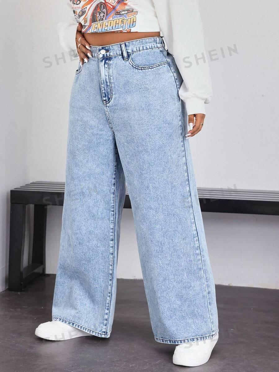 NIEBIESKIE SPODNIE JEANS