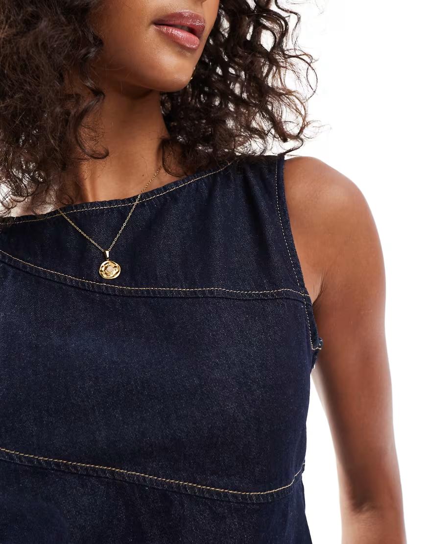 ASYMETRYCZNY top jeans 