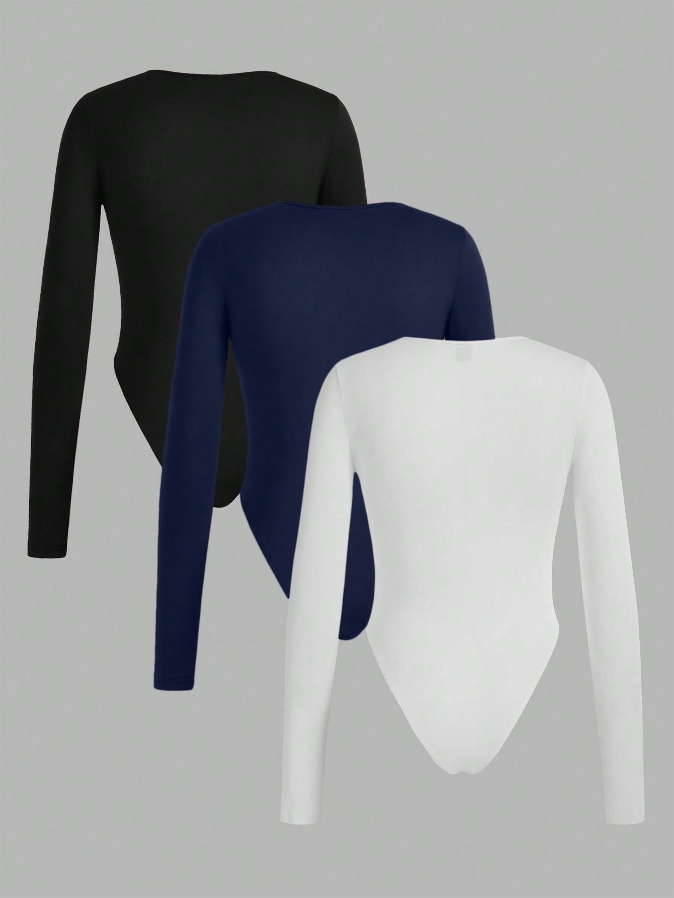 body długi rękaw 3-pack
