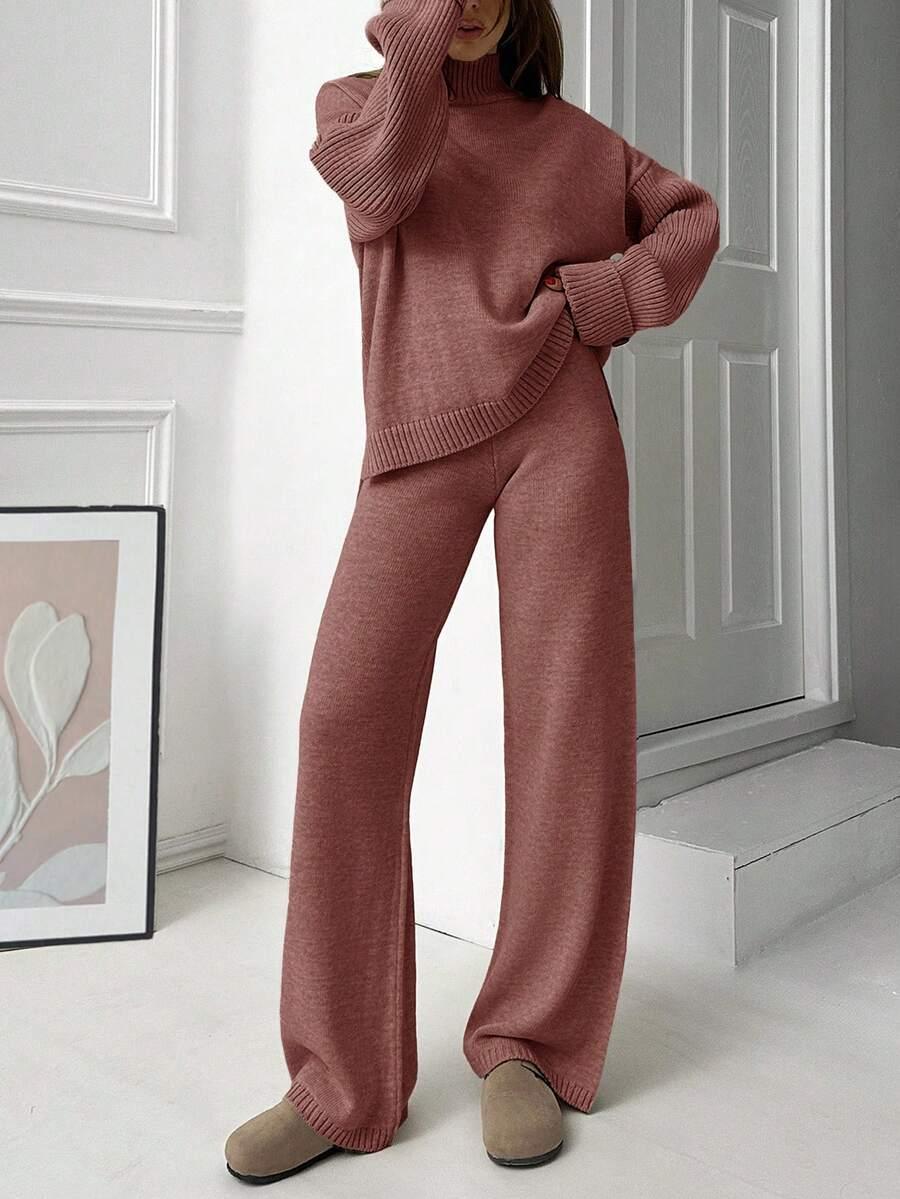 sweter spodnie komplet