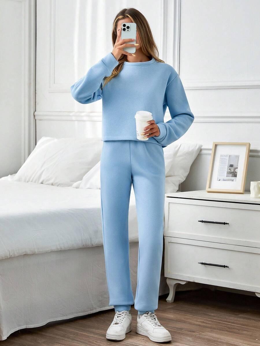KOMPLET BLUZA SPODNIE 