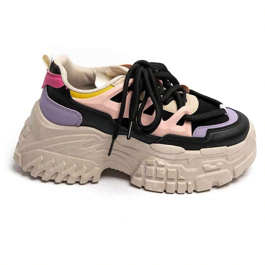 WIELOKOLOROWE BUTY WIĄZANIE 