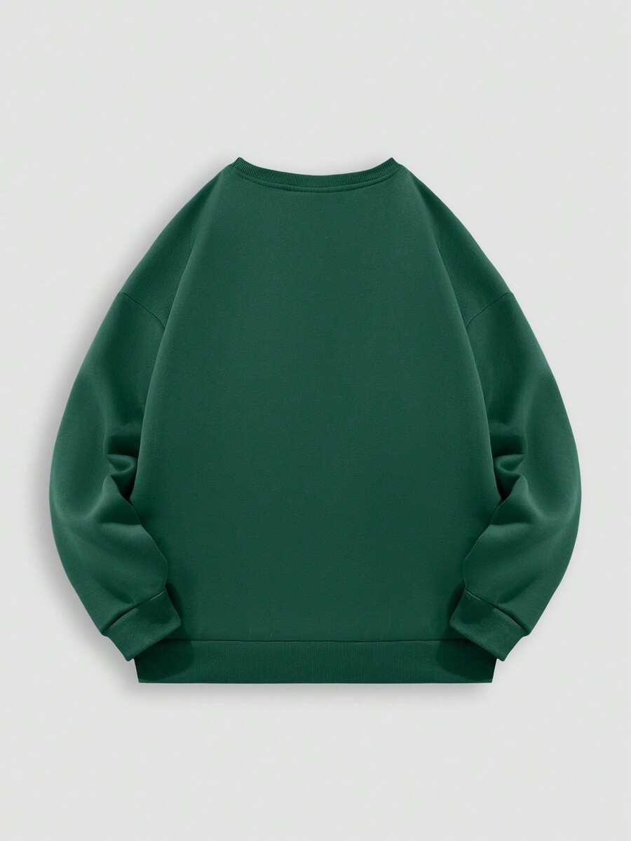 ZIELONA BLUZA NADRUK