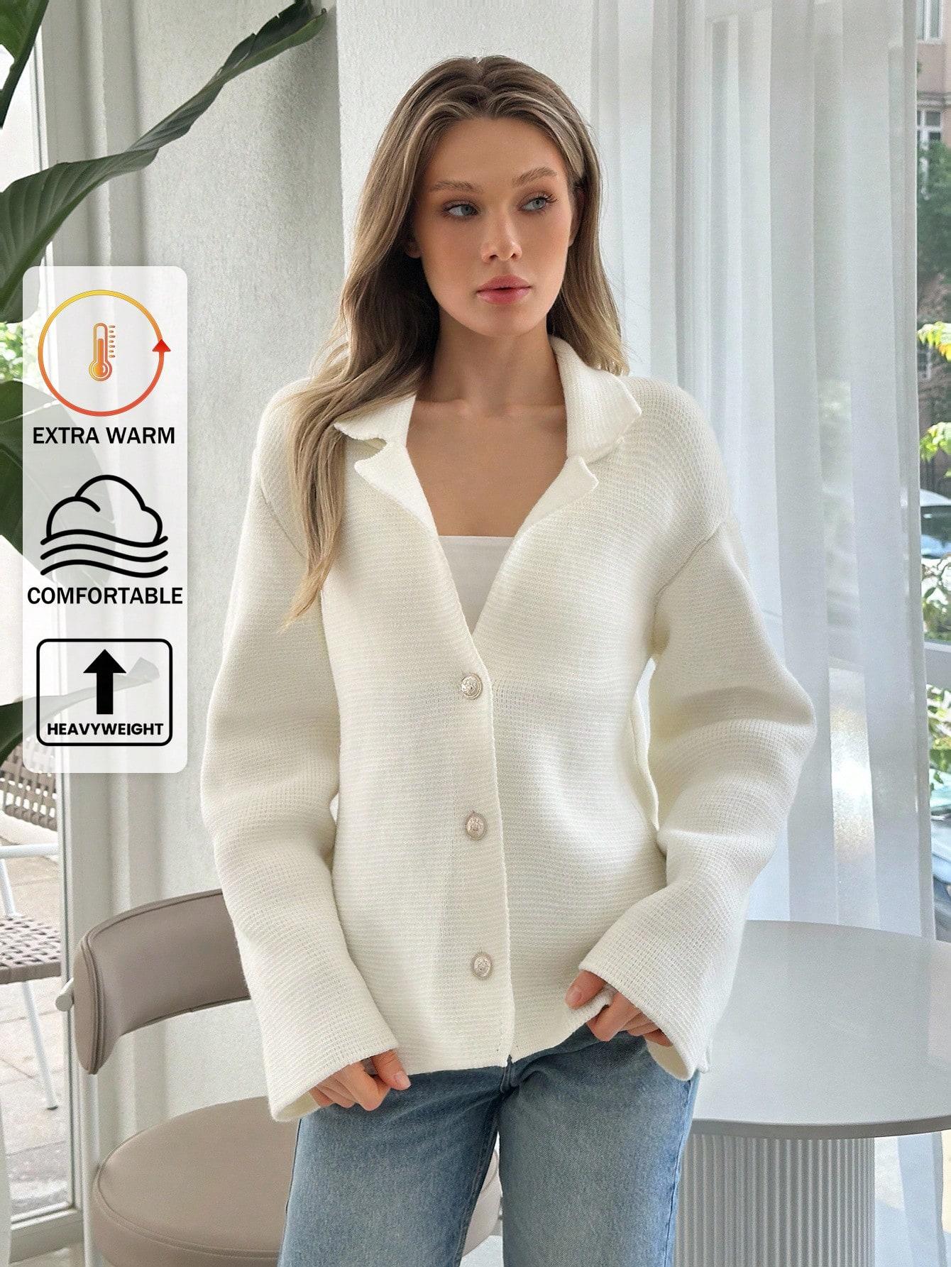 SWETER Z OZDOBNYMI GUZIKAMI 
