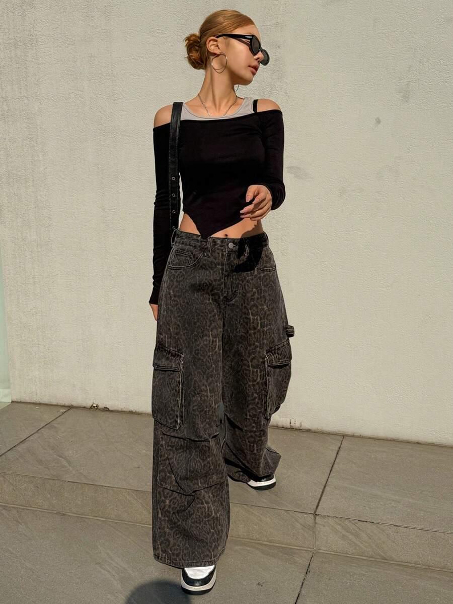 SPODNIE ANIMAL PRINT 