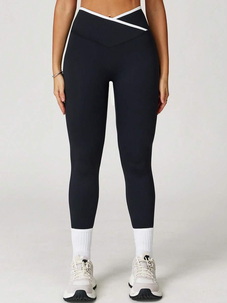czarne legginsy wysoki stan 