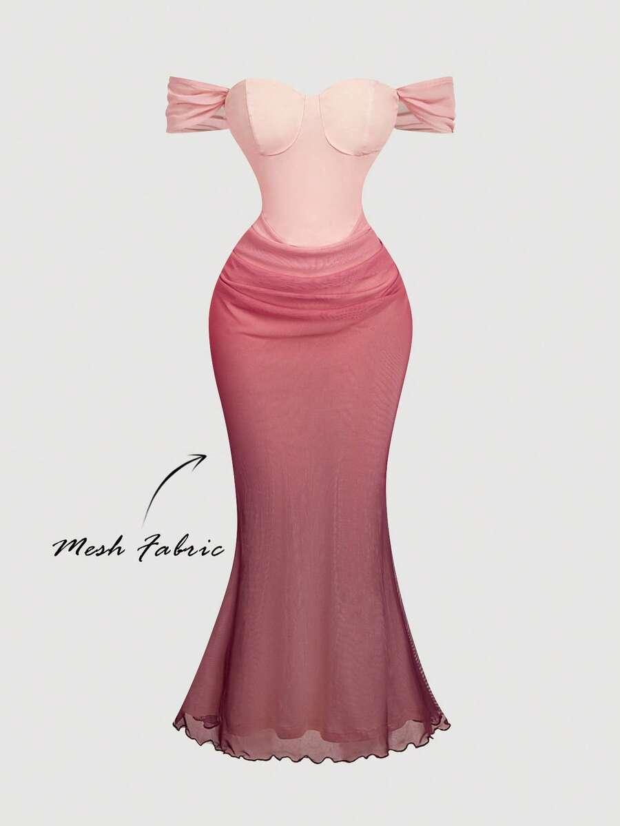 maxi sukienka ombre