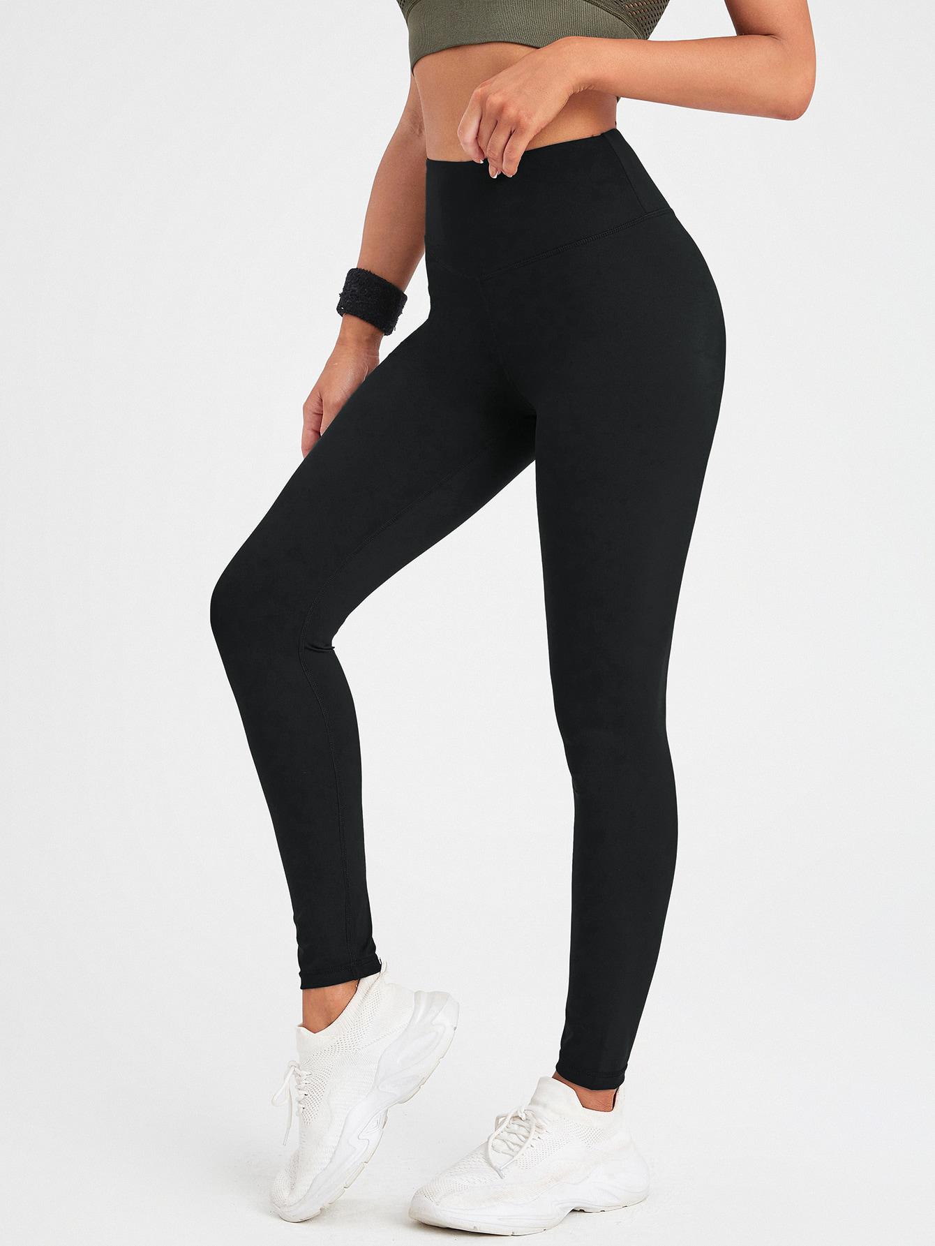 CZARNE SPORTOWE LEGGINSY 