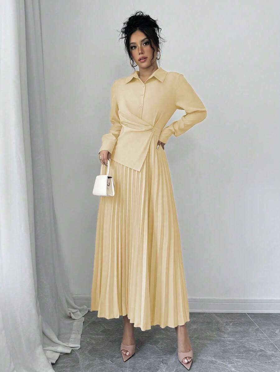  PLISOWANA SUKIENKA MAXI