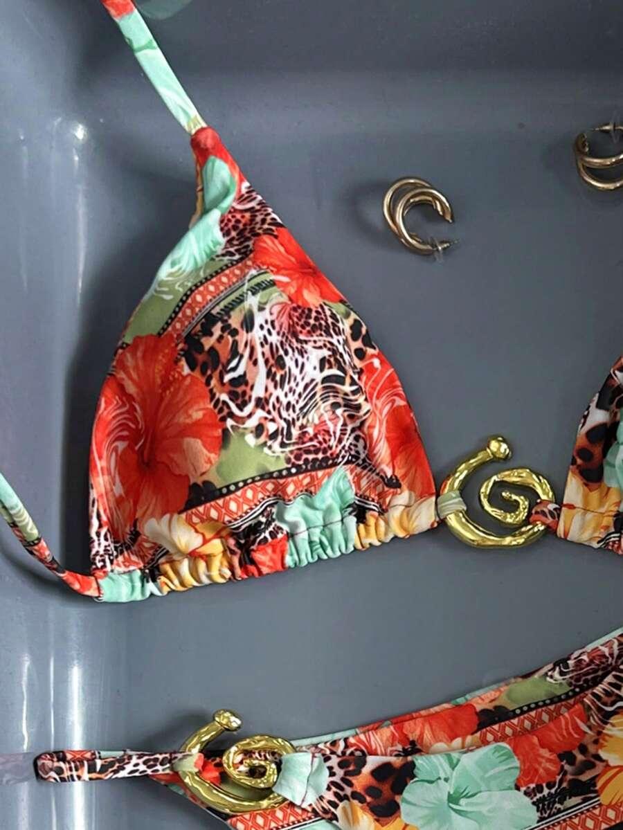 DWUCZĘŚCIOWY STRÓJ KĄPIELOWY PRINT