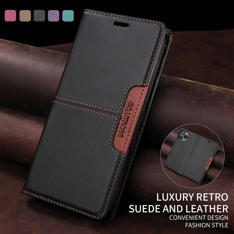 czarne etui z klapką XIAOMI REDMI NOTE 15PRO+