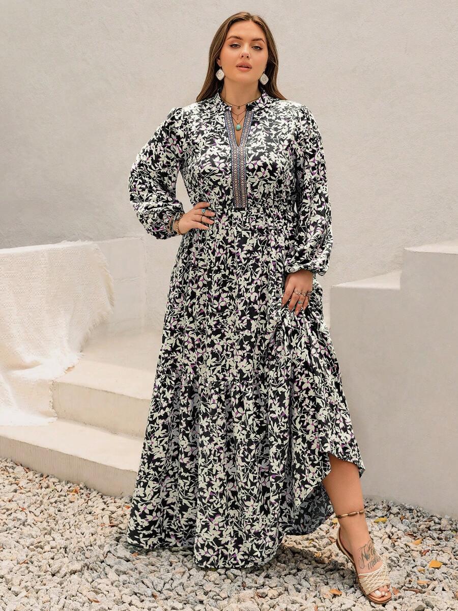 maxi sukienka print