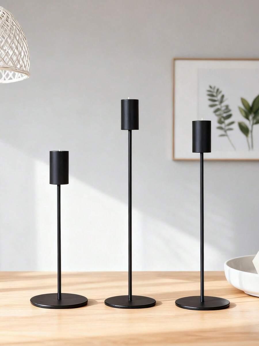 METALOWY DEKORACYJNY ŚWIECZNIK 5-PACK