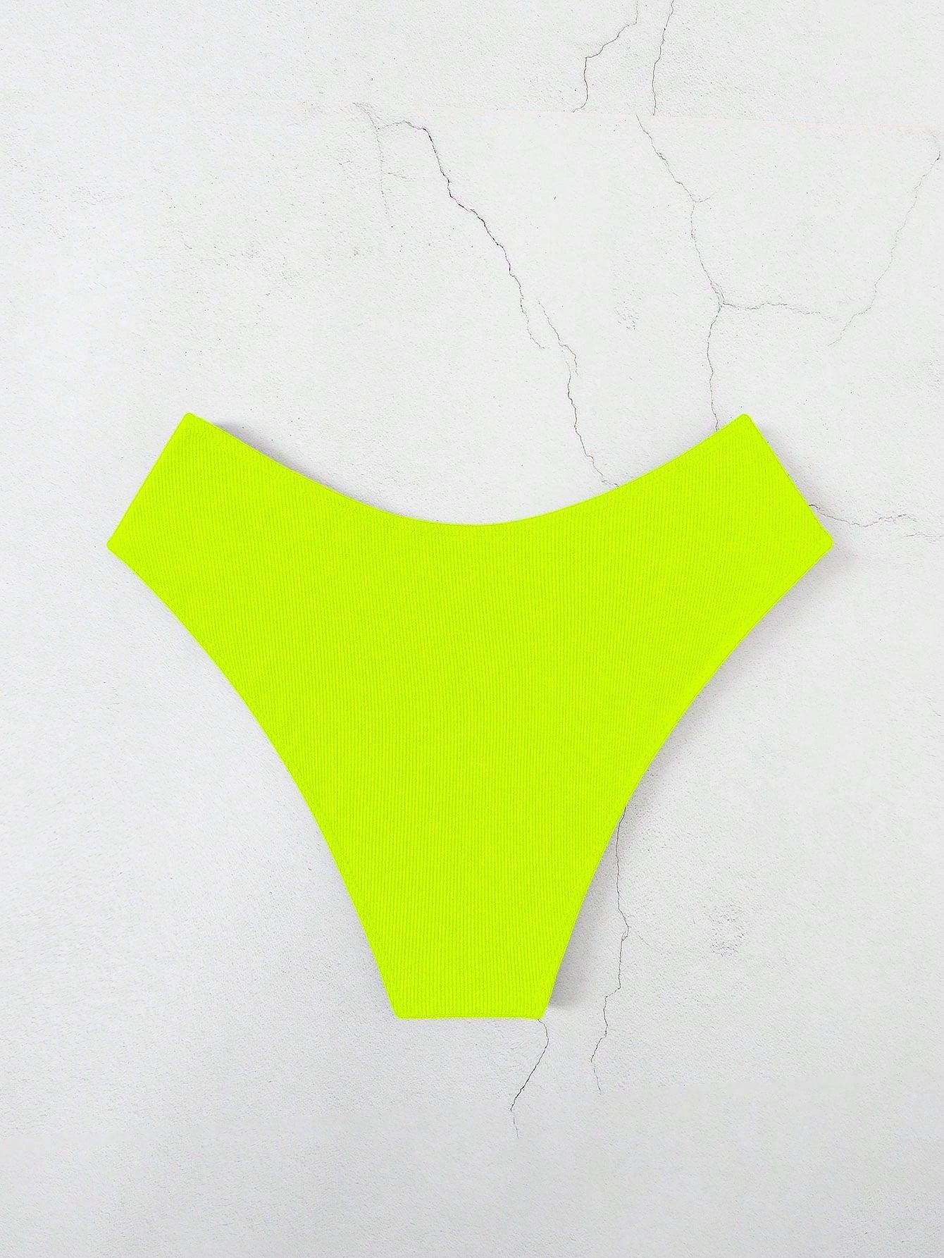 NEONOWY DÓŁ OD BIKINI PRĄŻKI