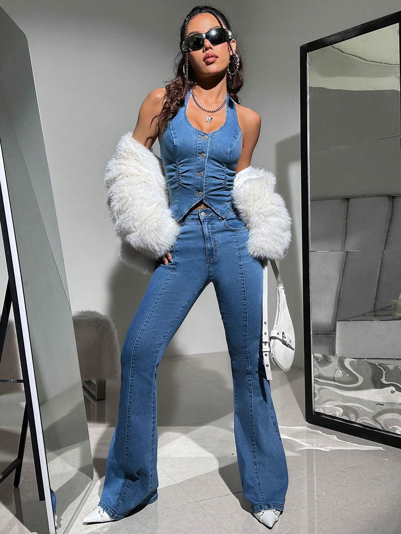 top guziki jeans
