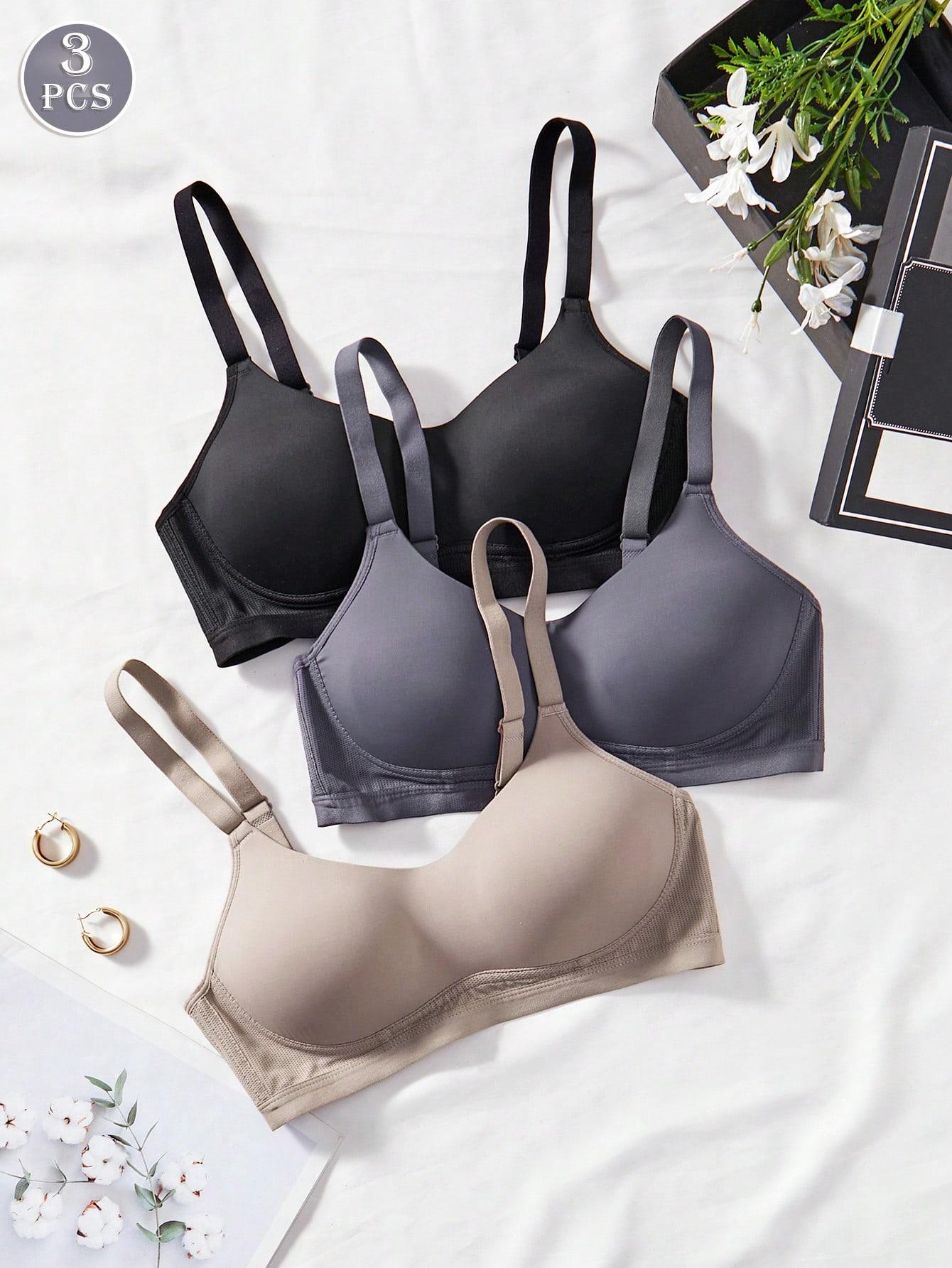 miękki biustonosz 3-pack