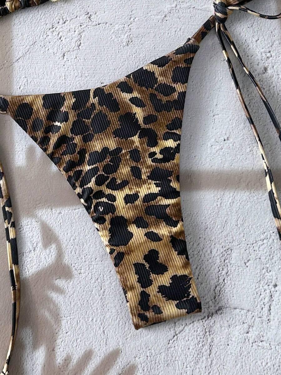 DWUCZĘŚCIOWY STRÓJ KĄPIELOWY ANIMAL PRINT