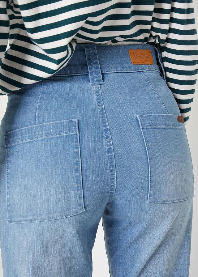 NIEBIESKIE SPODNIE JEANS 