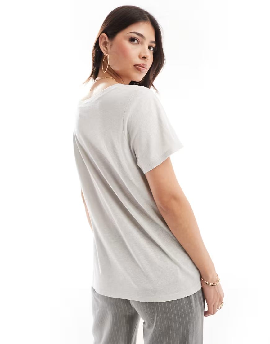 szara bluzka casual