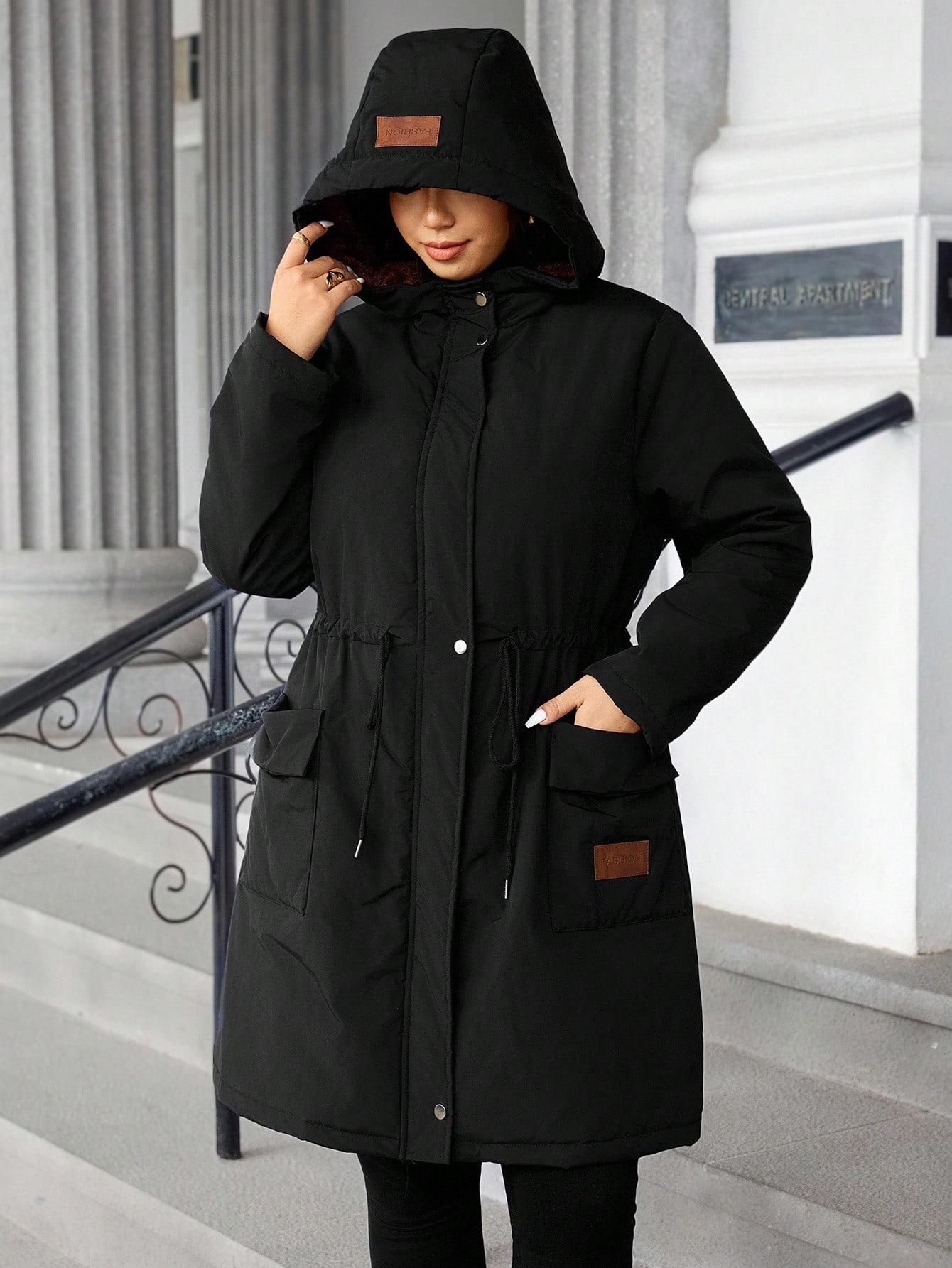 CZARNA KURTKA PARKA
