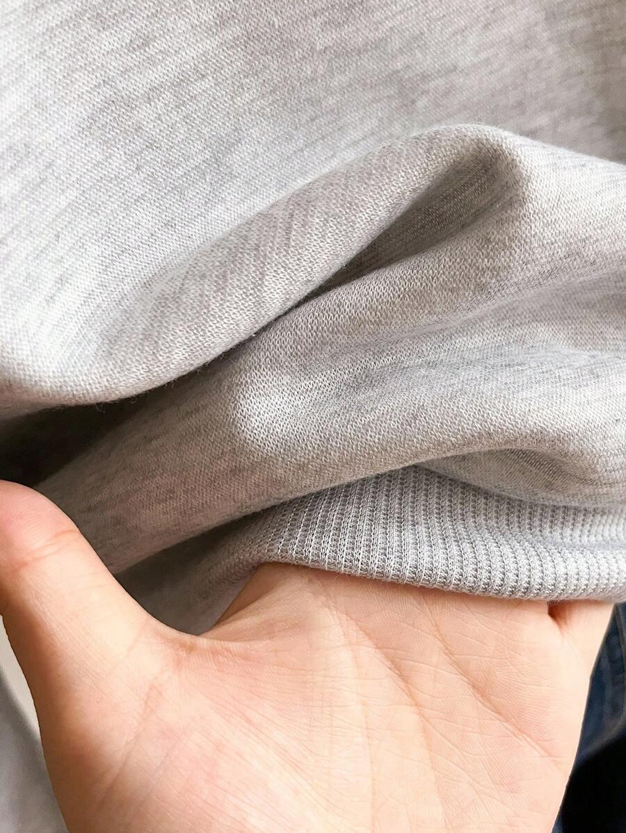 szara bluza casual