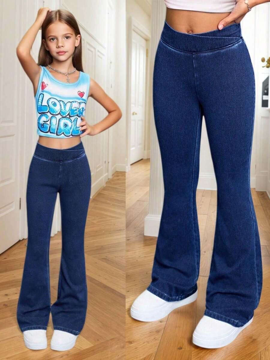 LEGGINSY DZIEWCZĘCE DZWONY
