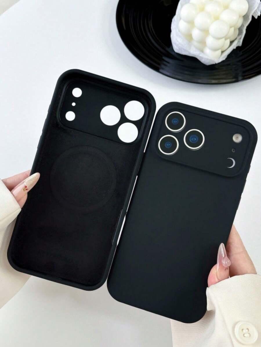 CZARNE ETUI NA TELEFON IPHONE 15