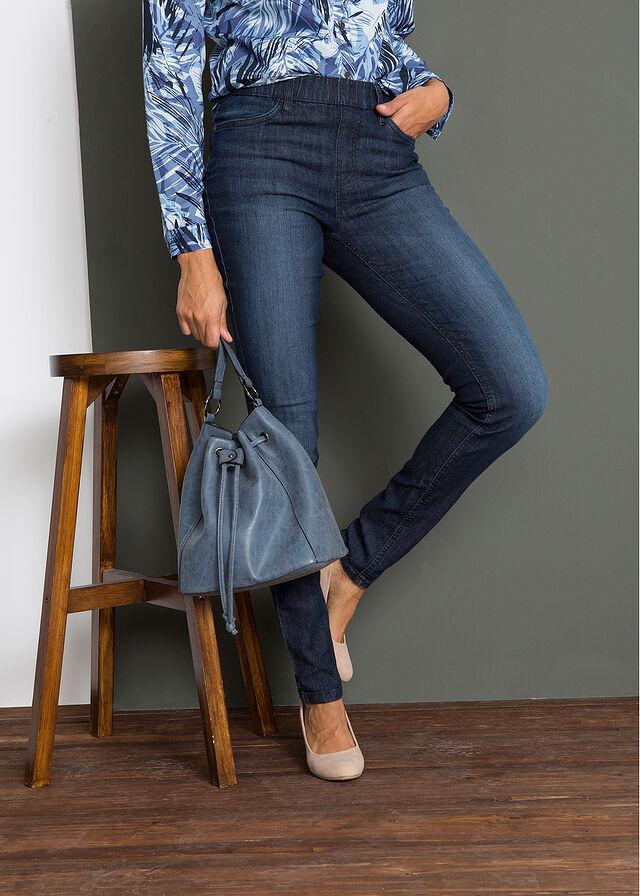 SPODNIE RURKI JEANS