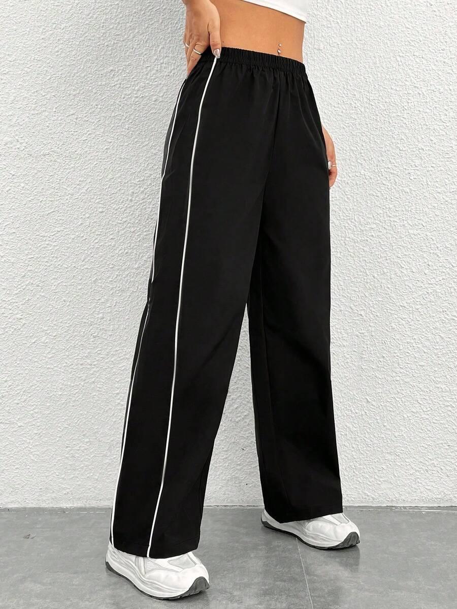 CZARNE SPODNIE CASUAL
