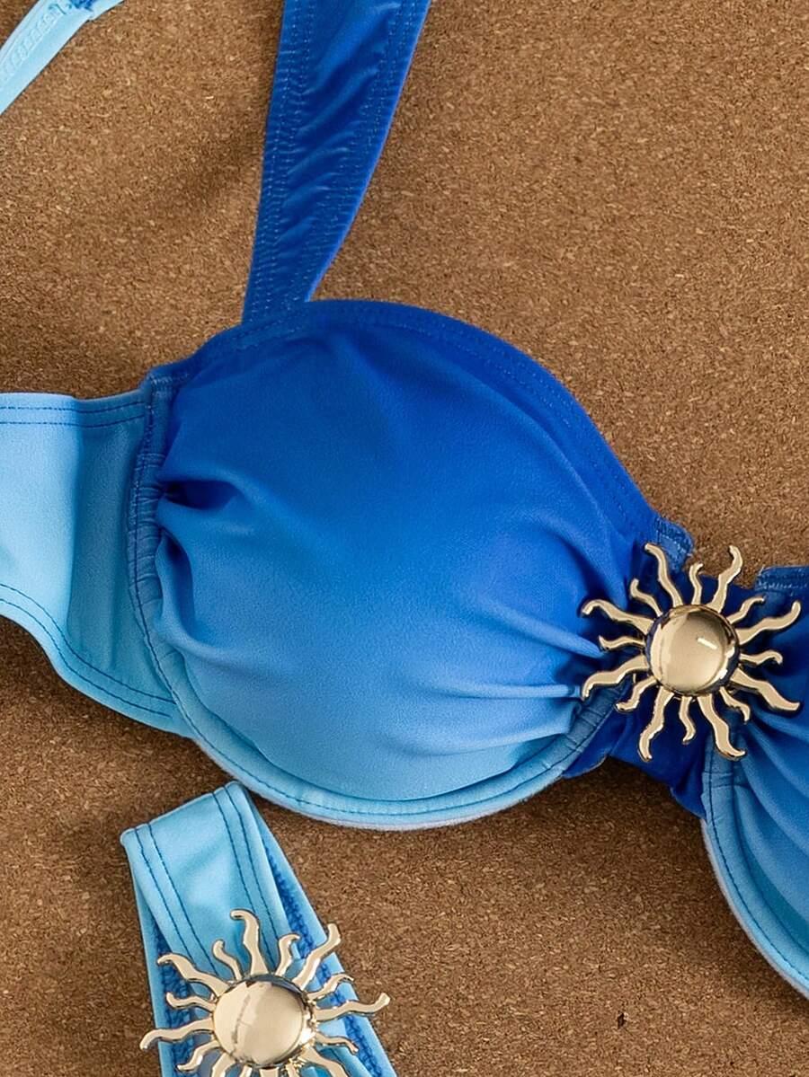 niebieska GÓRA OD BIKINI
