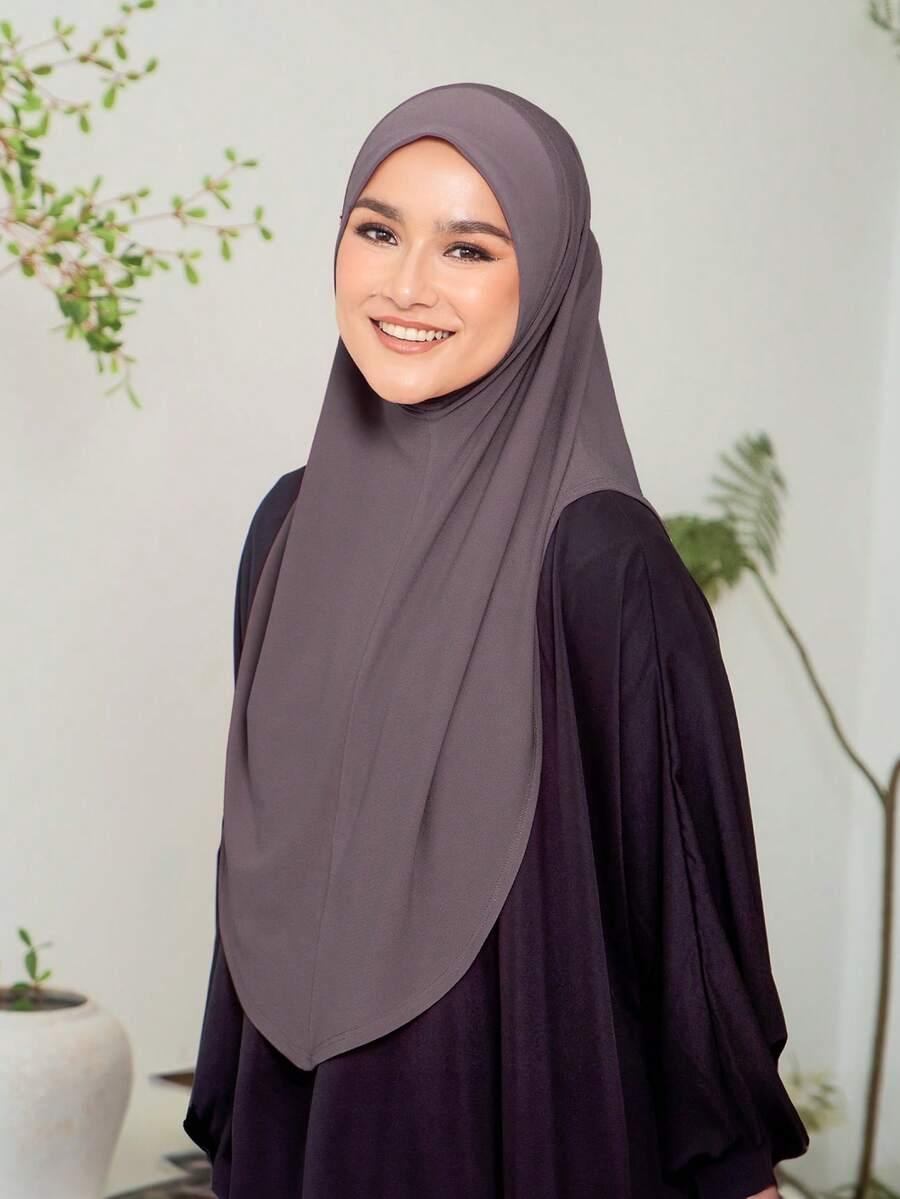 HIJAB 2 SZTUKI BIAŁY I CZARNY