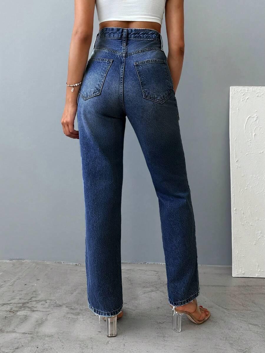 spodnie jeans prosta nogawka