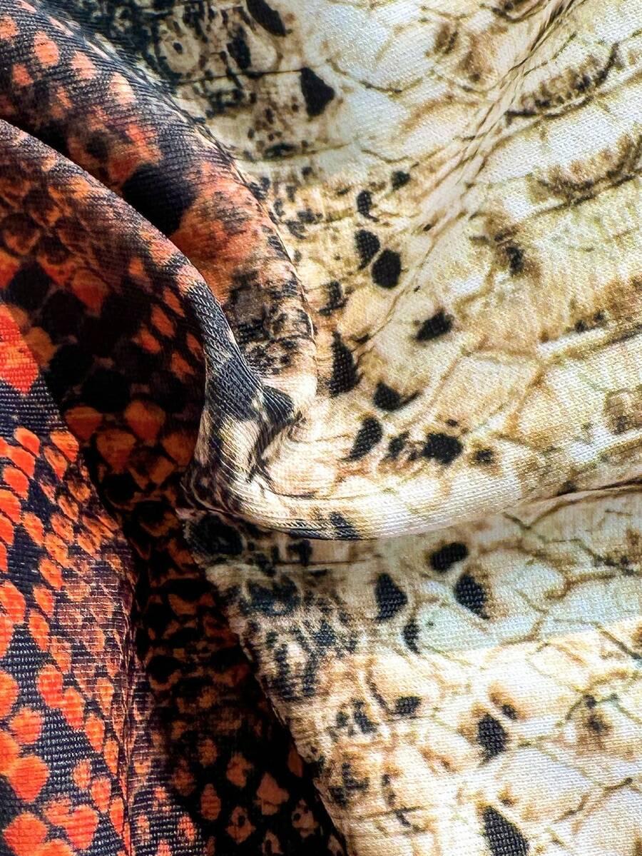 DWUCZĘŚCIOWY STRÓJ KĄPIELOWY ANIMAL PRINT