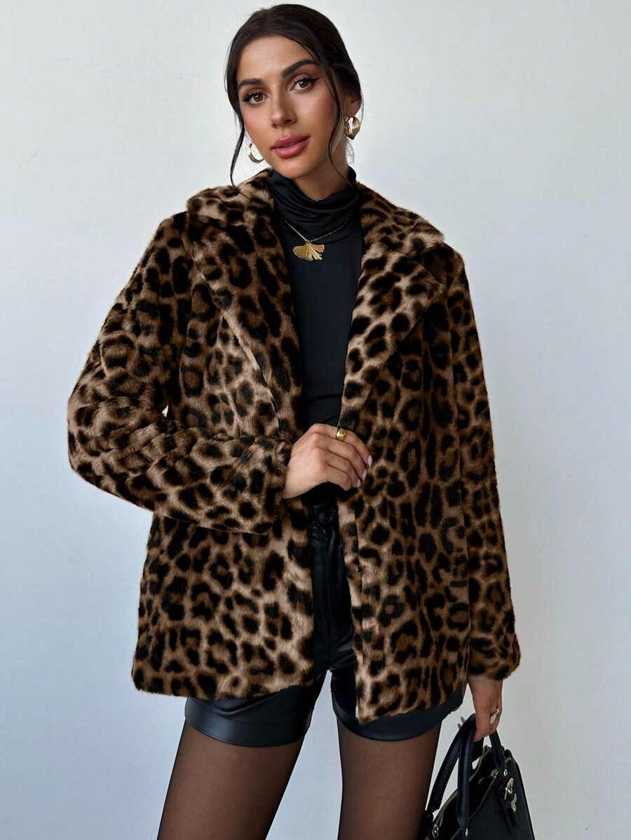 płaszcz animal print