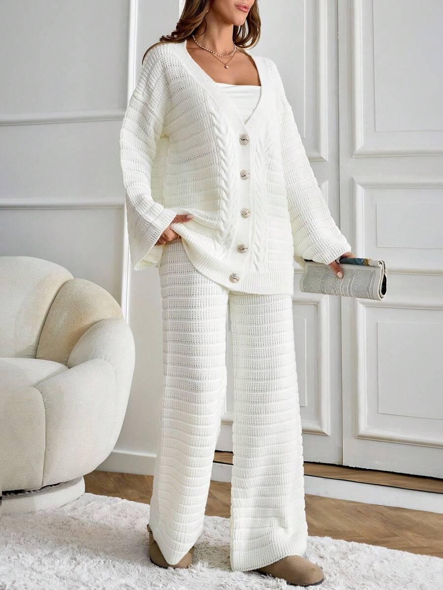 KOMPLET SWETER SPODNIE 