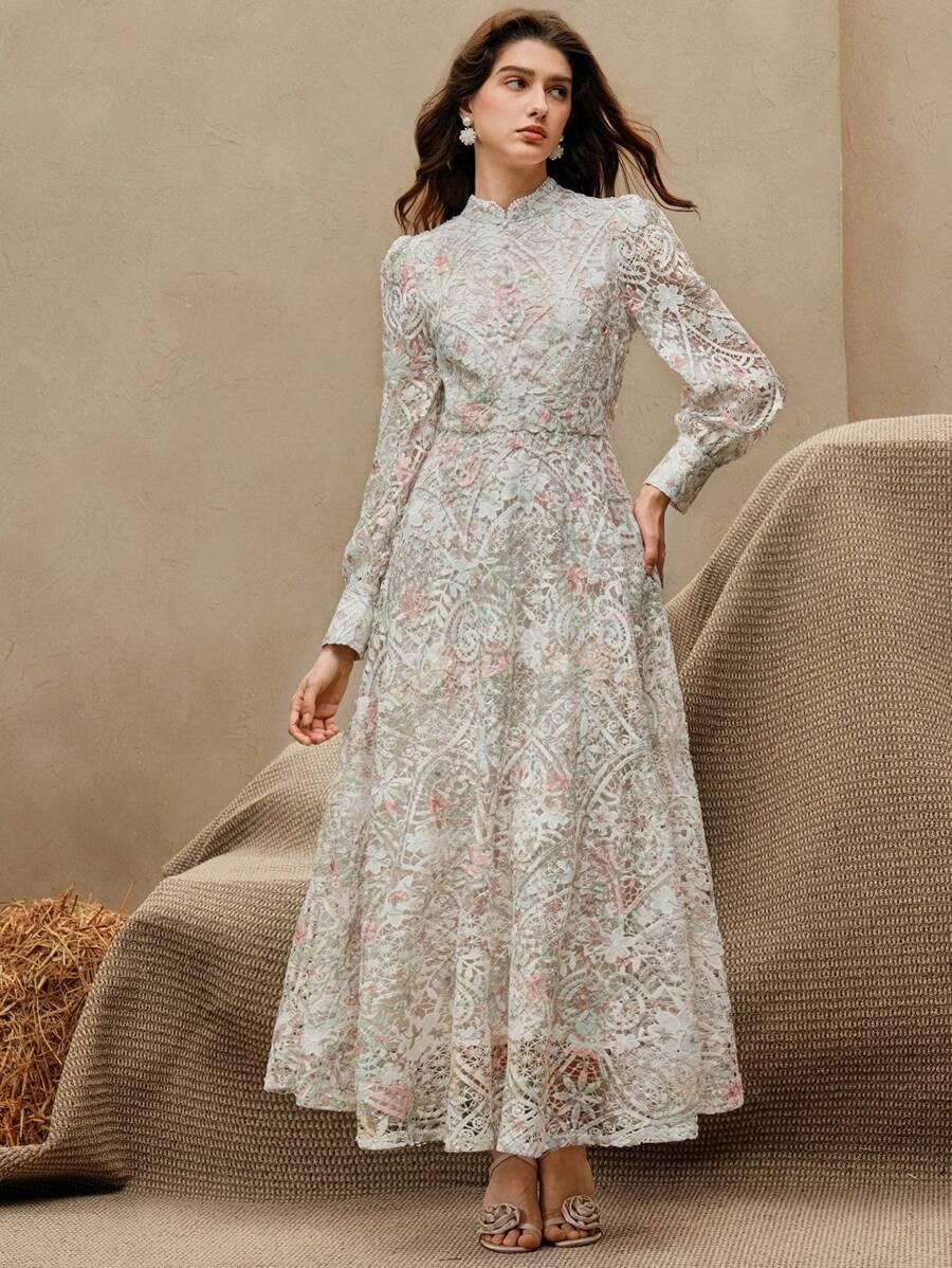 KORONKOWA MAXI SUKIENKA