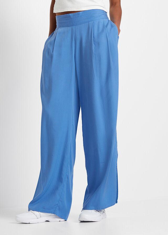 niebieskie spodnie casual