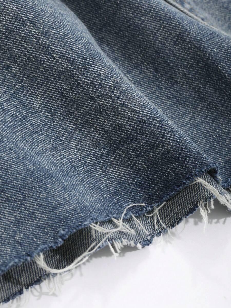 SPODENKI JEANS WYSOKI STAN