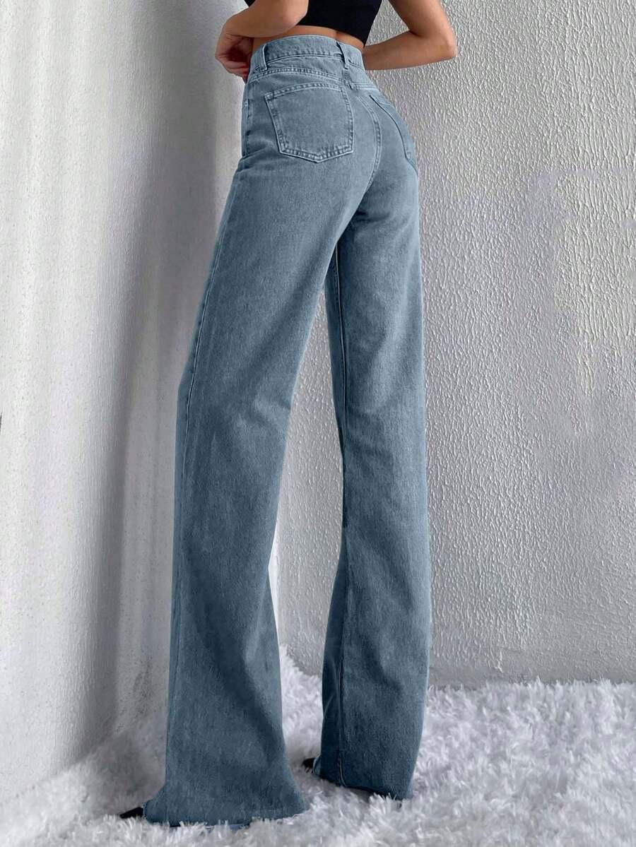 NIEBIESKIE SPODNIE JEANS